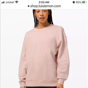 NWT Lululemon Perfectly Oversized Crew 10 $108